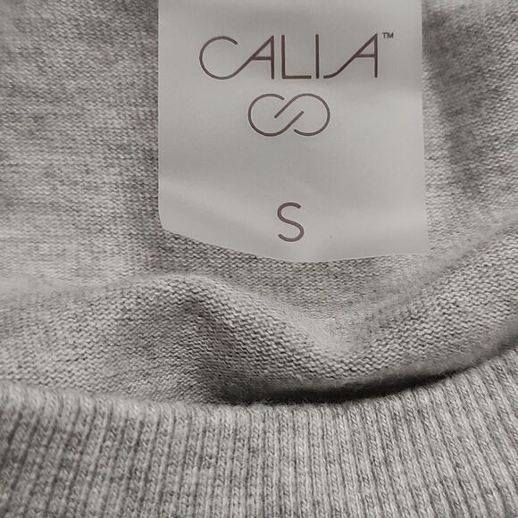 CALIA Women's Extended Shoulder Midi Dress Gray Sz S NWT - Picture 8 of 9